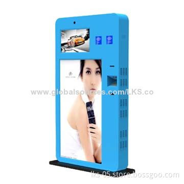 Shopping Mall Information Kiosk with 55-inch Monitor and Self Payment Functions